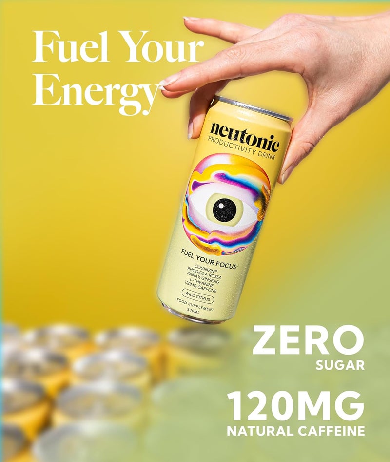 Neutonic Nootropic Productivity Energy Drink - Wild Citrus - Image 5